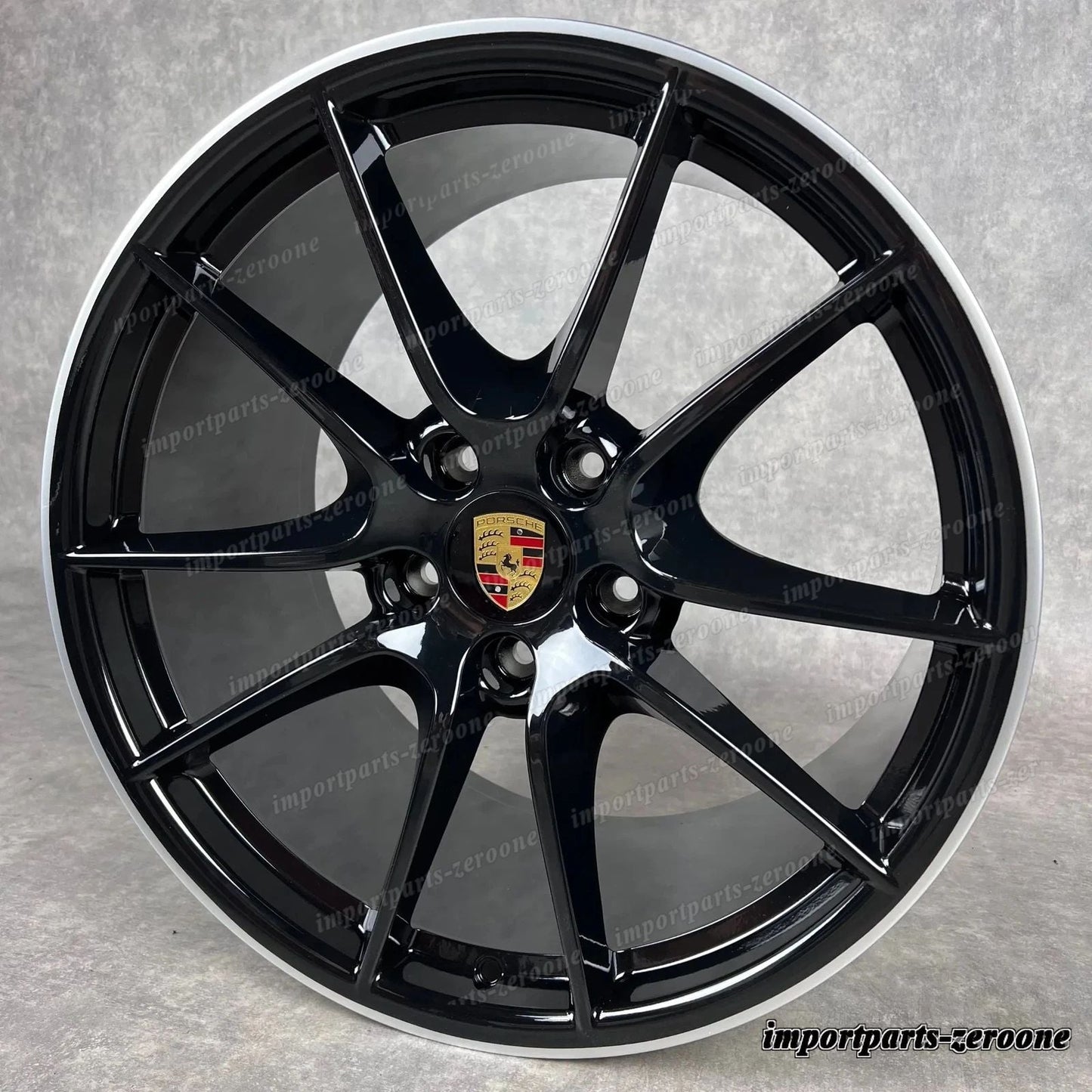 純正 ポルシェ 991.1 20インチ C4 4S カレラ SIII ホイール ブラック GTS Targa ターボ TOP　-1427