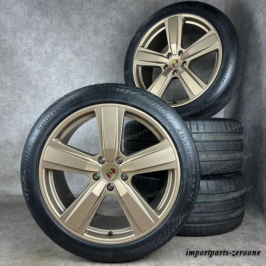 サマーセット カイエン Coup E3-2 22インチ Design Exclusif 純正 ホイール 9YB Nodyme　-1432