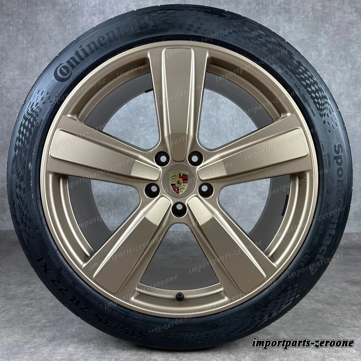 サマーセット カイエン Coup E3-2 22インチ Design Exclusif 純正 ホイール 9YB Nodyme　-1432