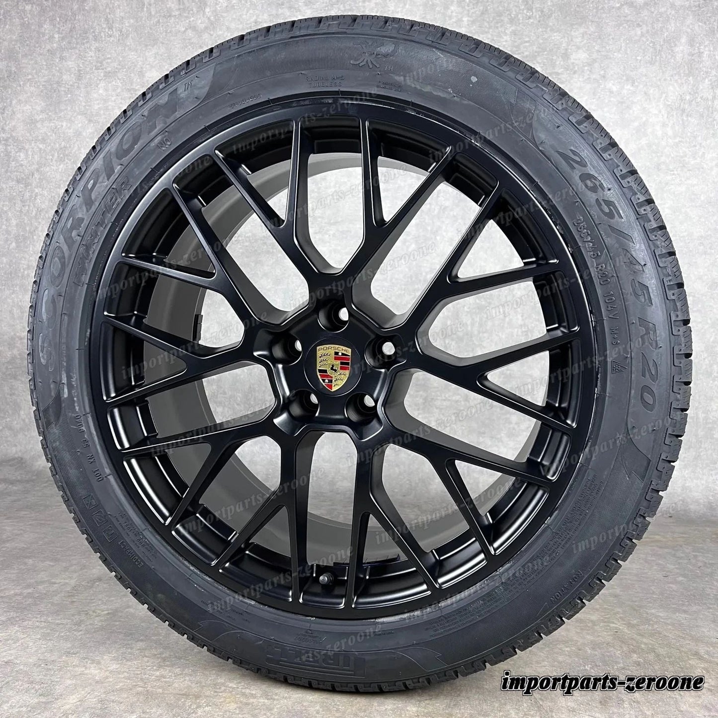 冬用 ポルシェ マカン 1+2 20インチ 純正 RS Spyder ホイール GTS ターボ 95B044641J　-1471