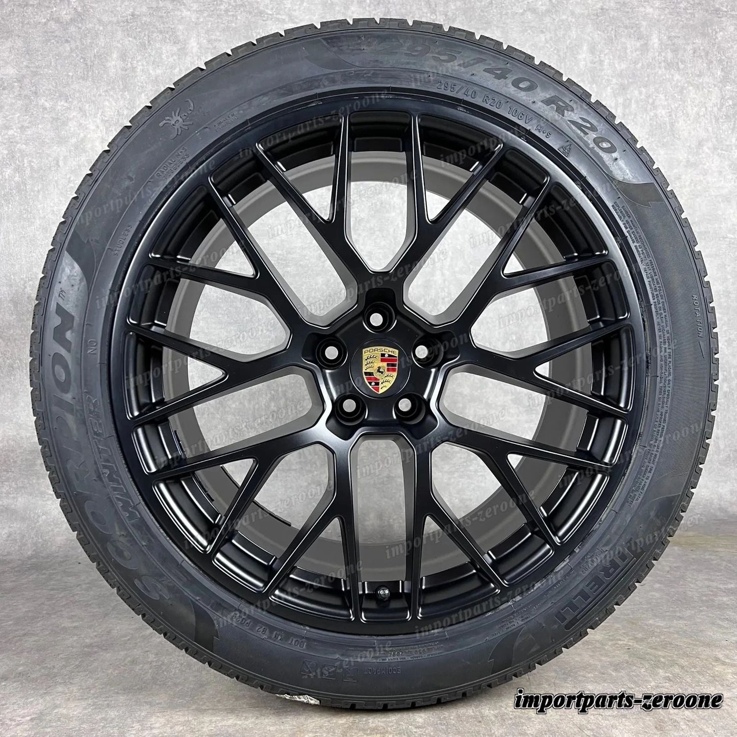 冬用 ポルシェ マカン 1+2 20インチ 純正 RS Spyder ホイール GTS ターボ 95B044641J　-1471
