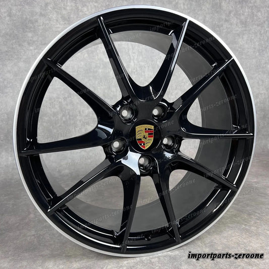 純正 ポルシェ 991.1 20 インチ C4 4S カレラ SIII ホイール Noir GTS Targa ターボ Top　-1472