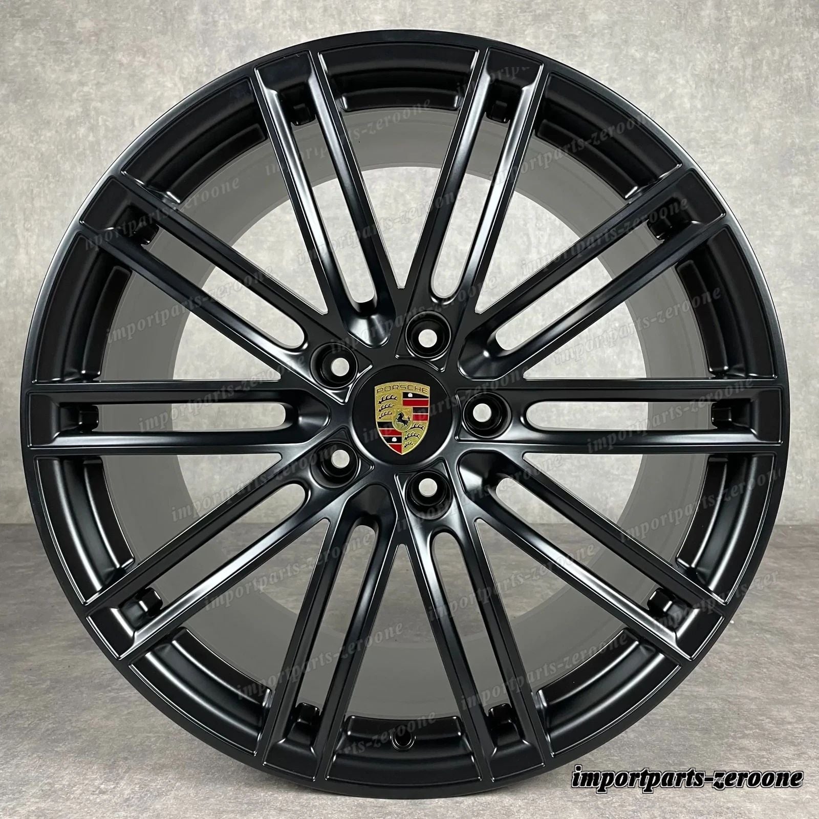 ポルシェ718ケイマン純正18インチ アルミホイール前後4本セットの1/2 ポルシェ 718ボクスター / ケイマン ( 982系 ) 純正 18インチ | 中古