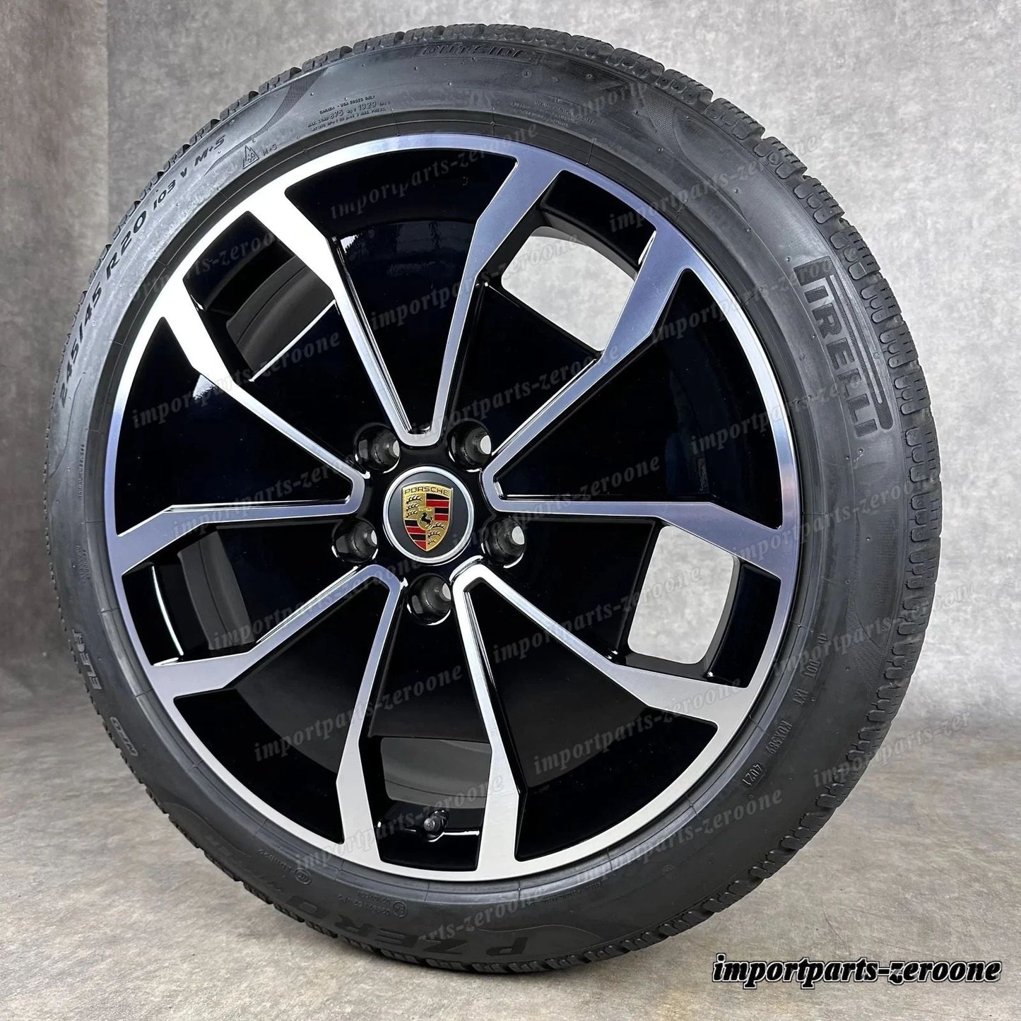 冬用 ポルシェ タイカン Cross Turismo 20インチ 純正 ターボ Aero 9J1073601D　-1484