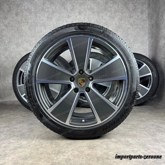 冬用 ポルシェ カイエン E3 21インチ 純正 Aero Design ホイール ターボ S 9Y0 9YA　-1499