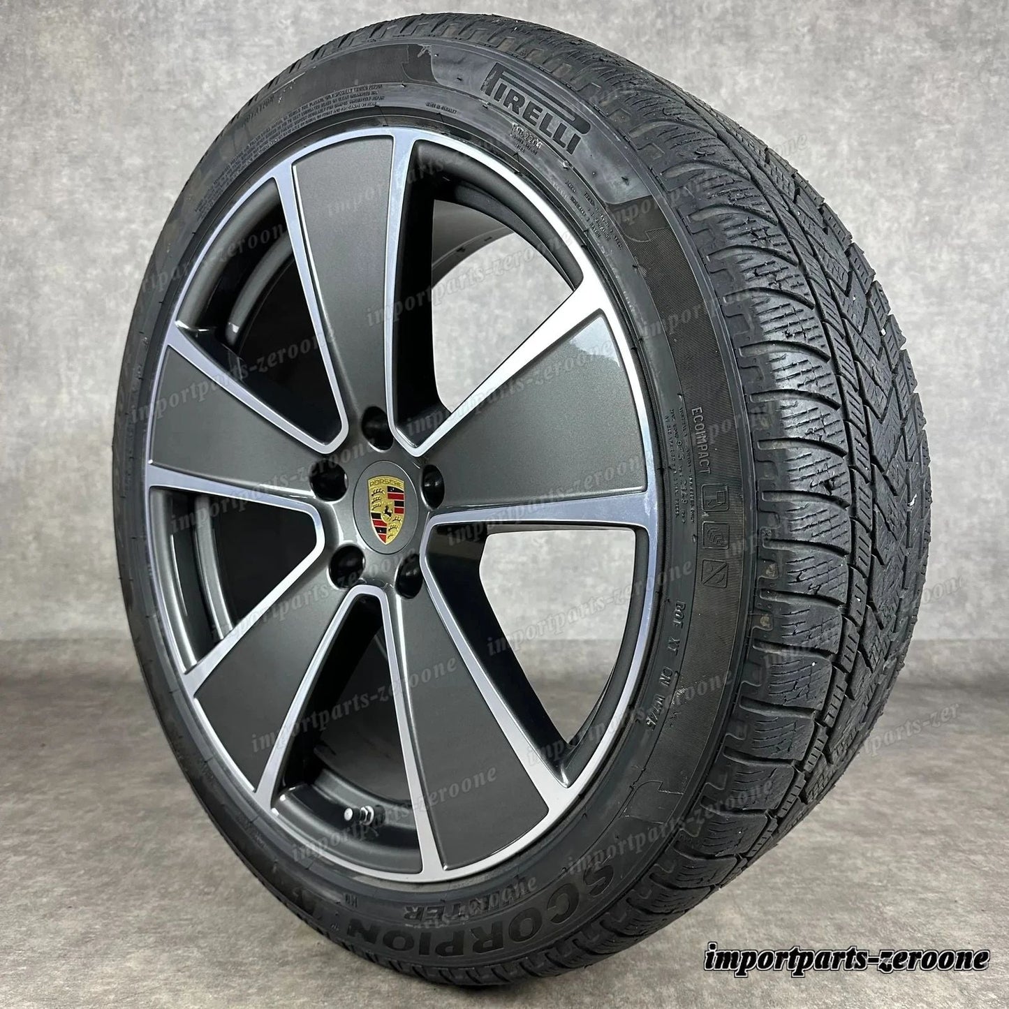 冬用 ポルシェ カイエン E3 21インチ 純正 Aero Design ホイール ターボ S 9Y0 9YA　-1499