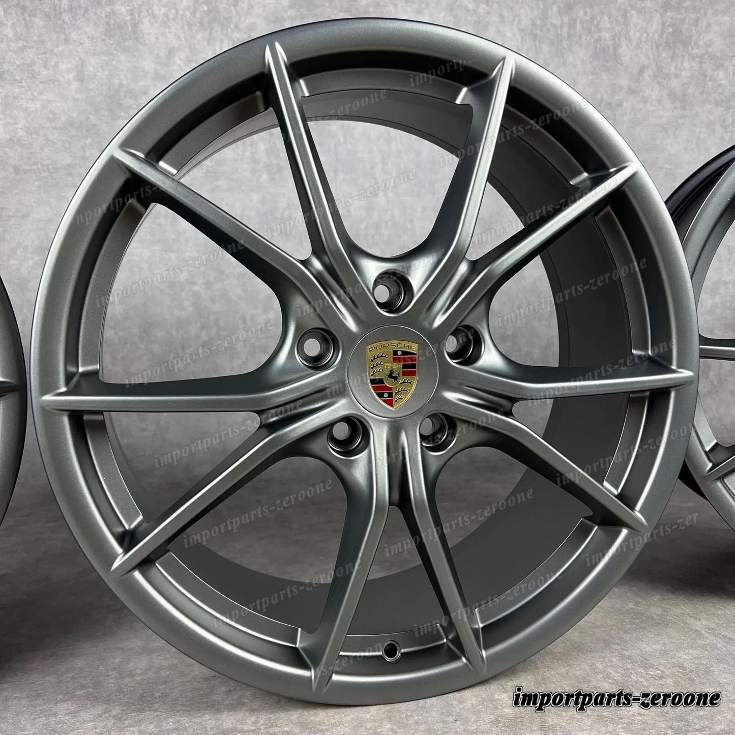 ポルシェ ホイール 991.2 20インチ 純正 カレラ S4 C4 GTS 8,5J ET49 +11J ET56 PLATINUM　-1500