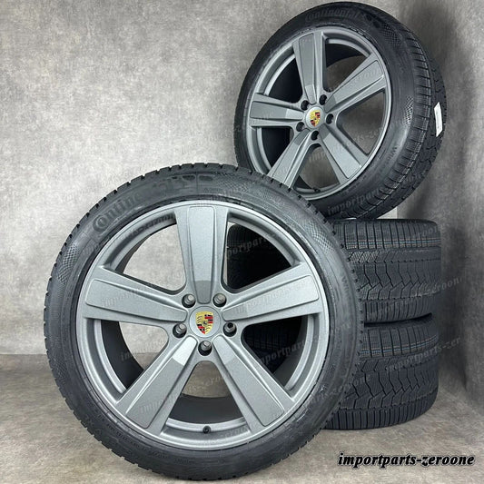 冬用 カイエン E3-II 22インチ 純正 Exclusive Design ホイール ターボ 9Y0044603R　-1501
