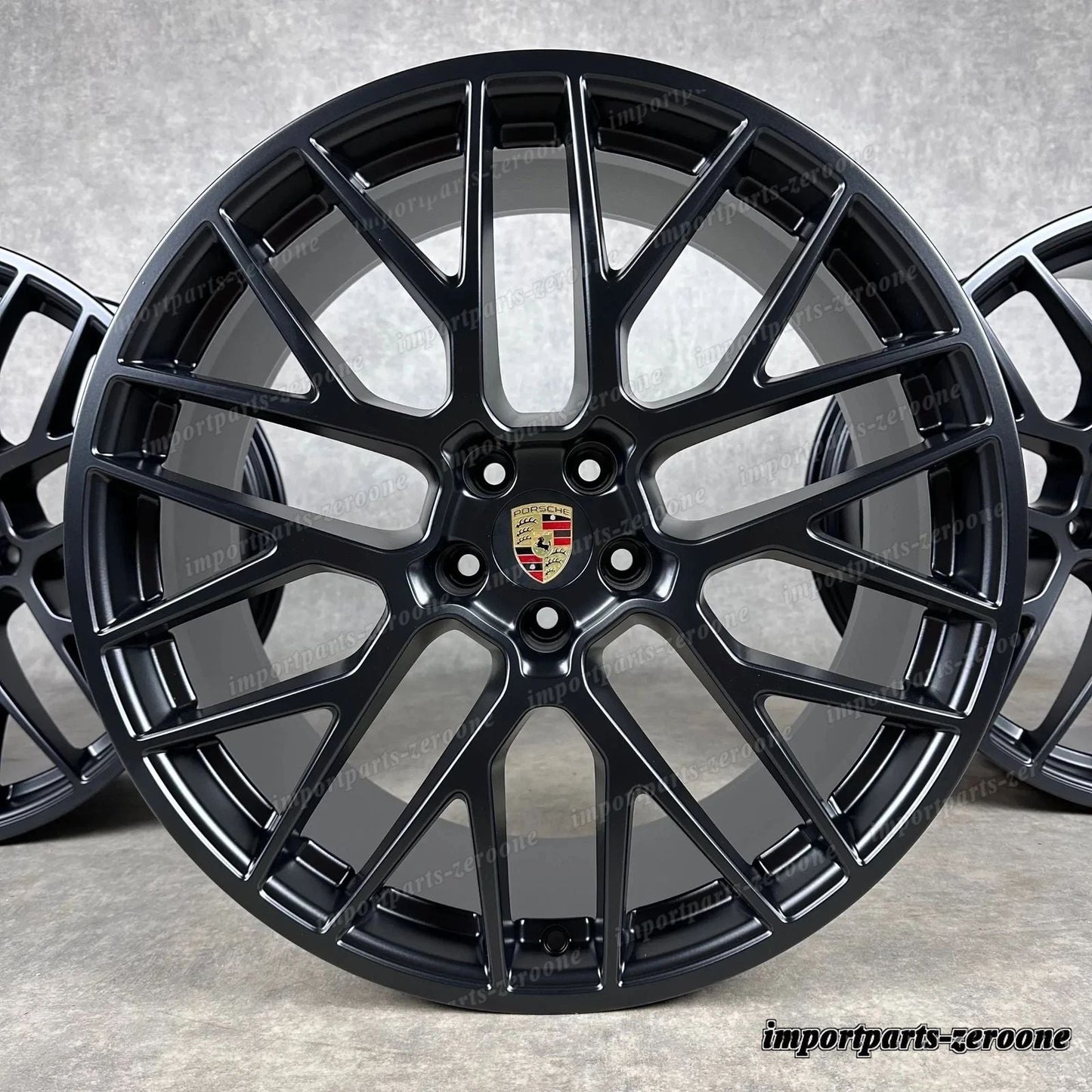 Cerchi ポルシェ マカン II 21インチ 純正e RS Spyder ターボ GTS S TOP Nero 95B　-1502