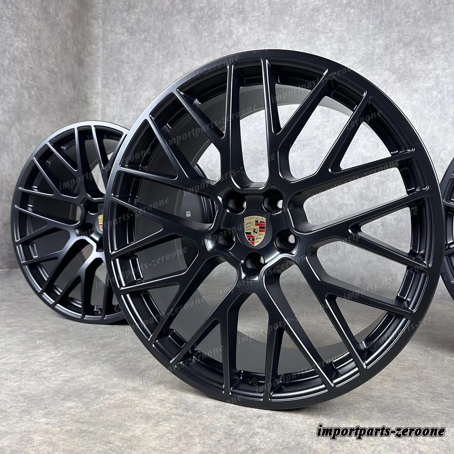 Cerchi ポルシェ マカン II 21インチ 純正e RS Spyder ターボ GTS S TOP Nero 95B　-1502