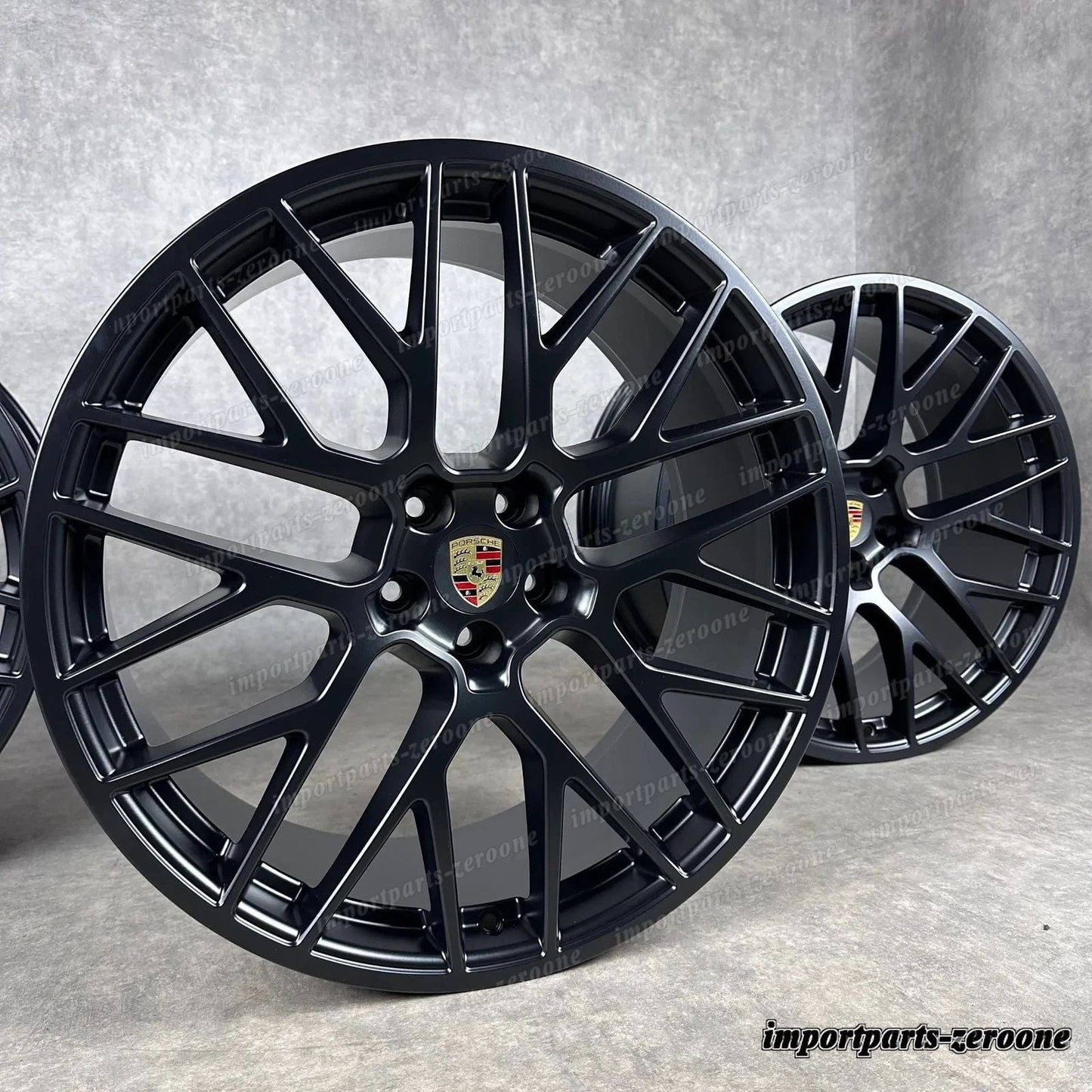 Cerchi ポルシェ マカン II 21インチ 純正e RS Spyder ターボ GTS S TOP Nero 95B　-1502