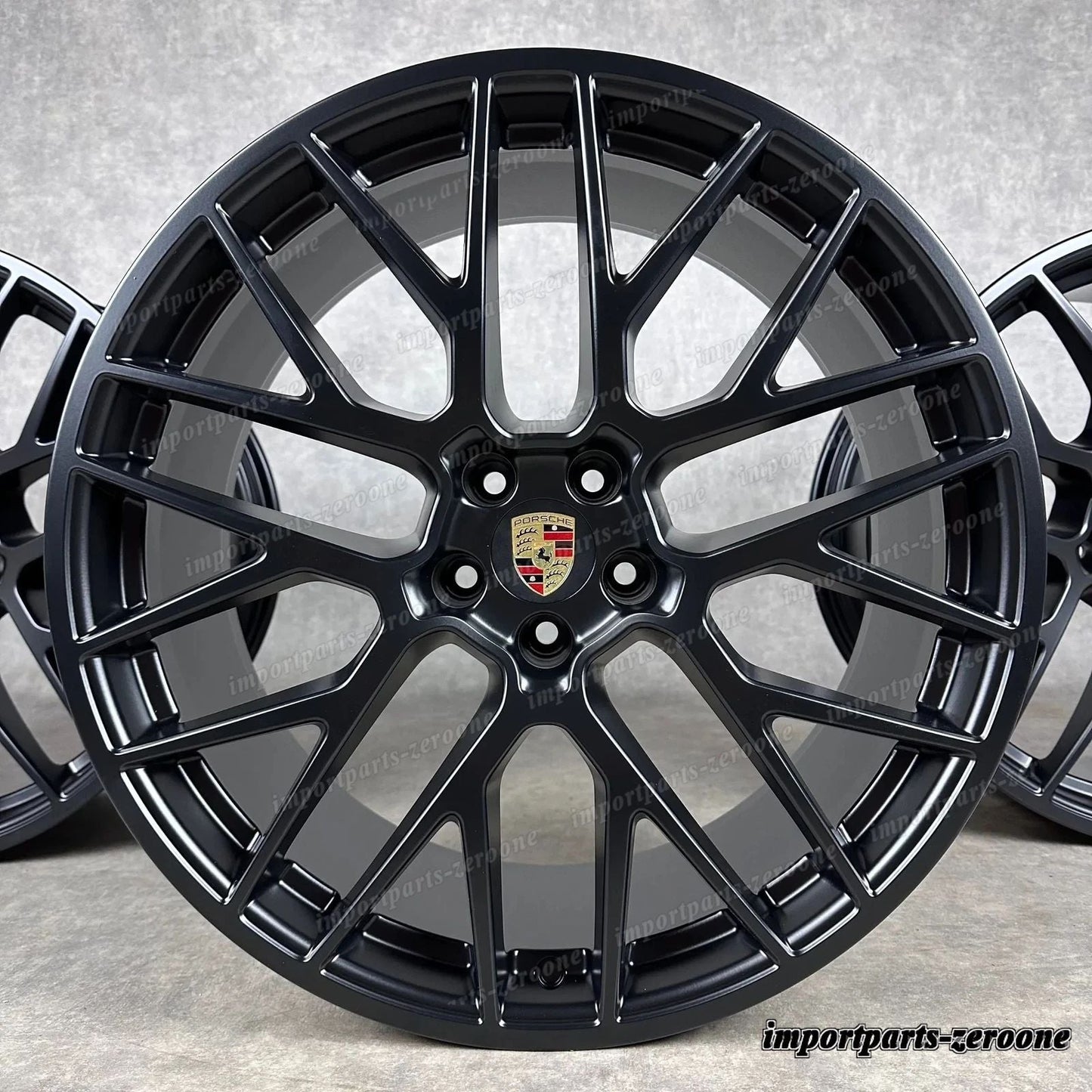 Cerchi ポルシェ マカン II 21インチ 純正e RS Spyder ターボ GTS S TOP Nero 95B　-1502