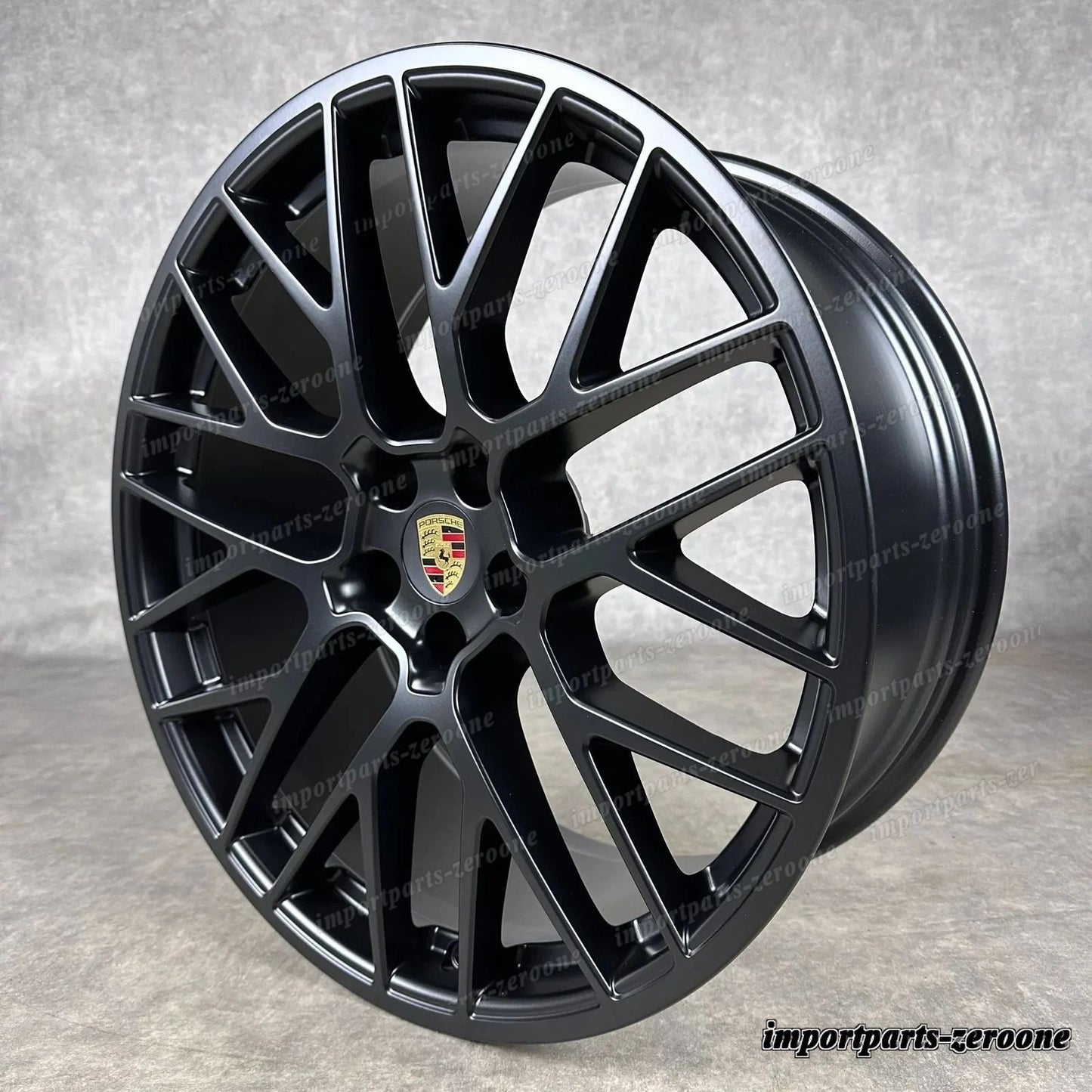 Cerchi ポルシェ マカン II 21インチ 純正e RS Spyder ターボ GTS S TOP Nero 95B　-1502