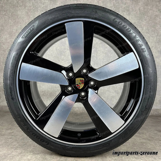 夏用 マカン EV 22インチ 純正 マカン Sport ホイール 4 4S ターボ 95C044660F 新品　-1510