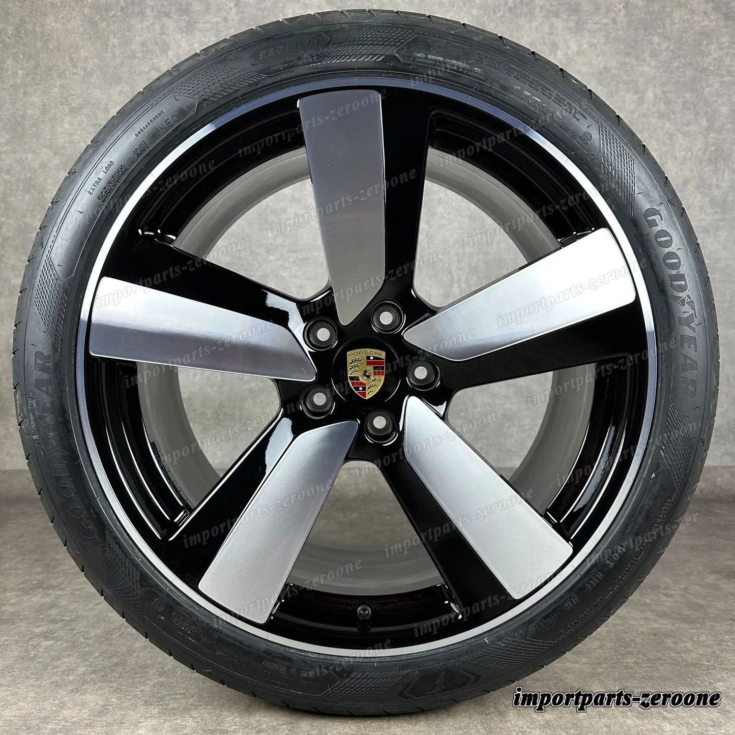 夏用 マカン EV 22インチ 純正 マカン Sport ホイール 4 4S ターボ 95C044660F 新品　-1510