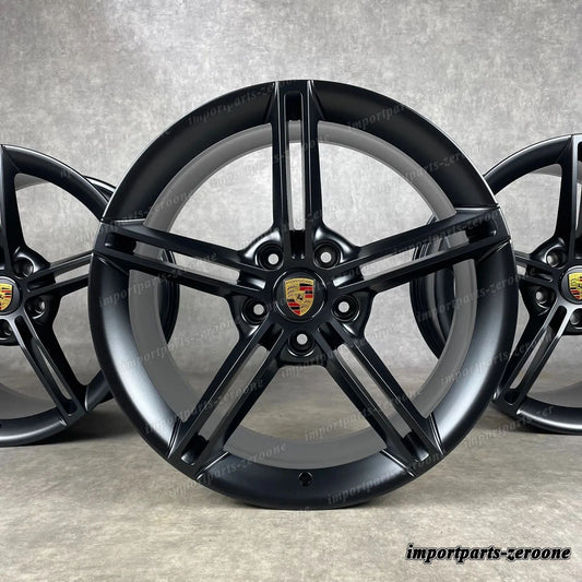 ポルシェ タイカン Cerchi 純正i 21インチ Mission E Design 4S ターボ S GTS Neri　-1511