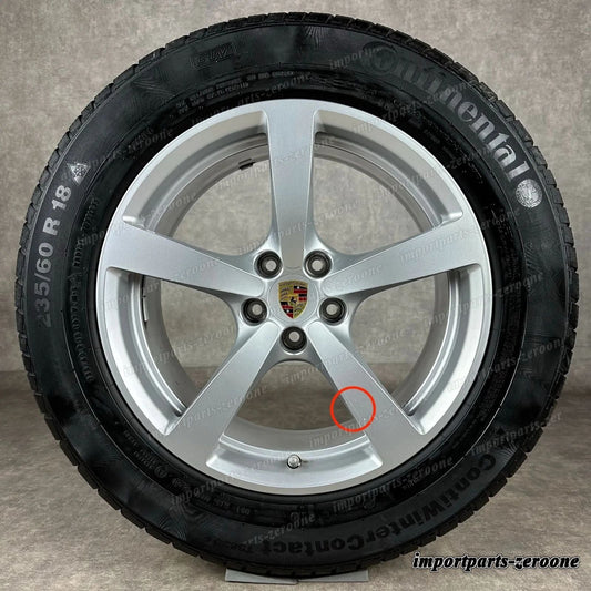 ホイール ウィンターセット ポルシェ マカン II 18インチ ホイール 純正es Top 2.0 S Diesel Conti　-1515