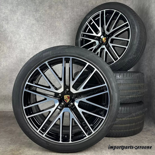 夏用 ポルシェ マカン III 21インチ 純正 ターボ V ホイール S GTS 95B044668J TOP　-1524