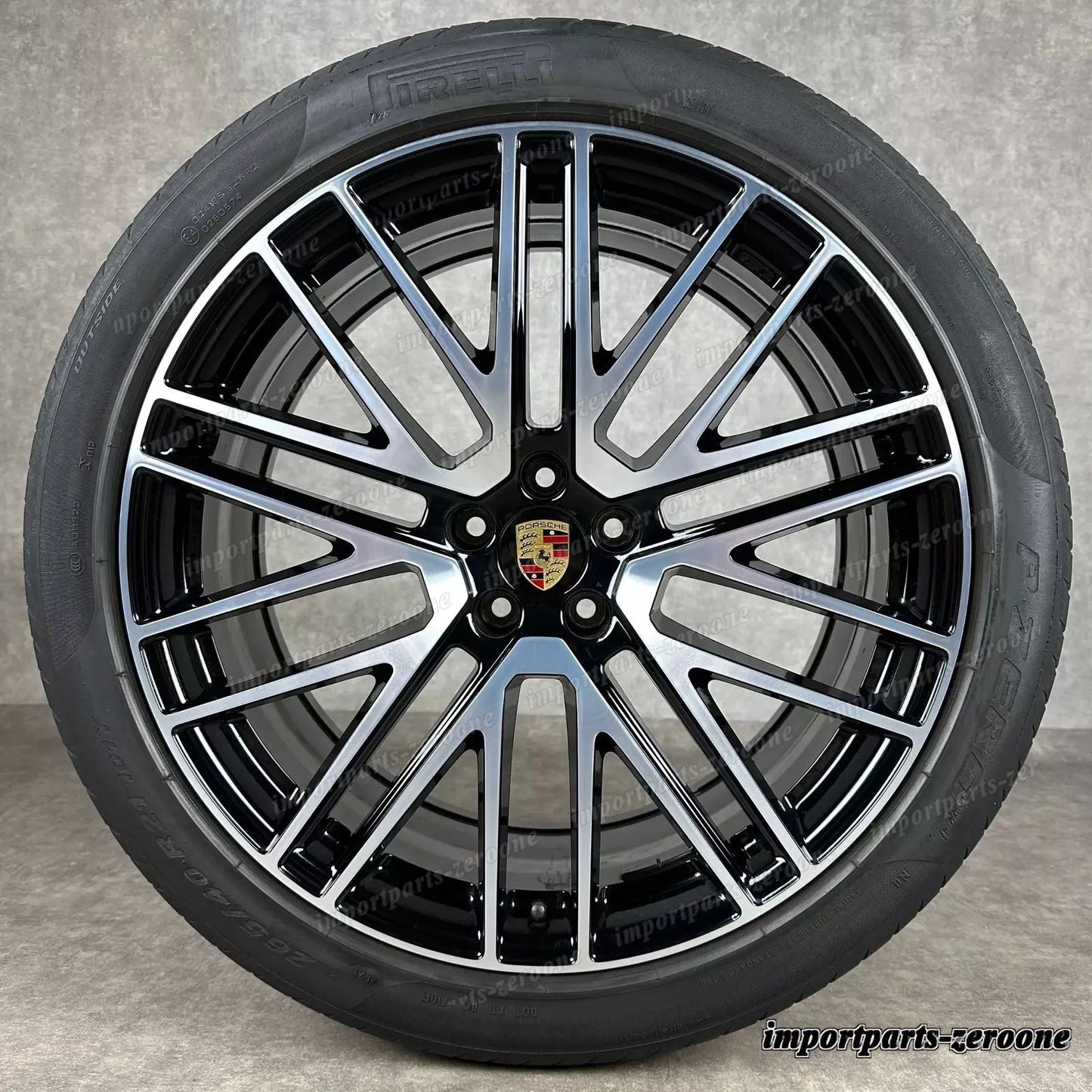 夏用 ポルシェ マカン III 21インチ 純正 ターボ V ホイール S GTS 95B044668J TOP　-1524