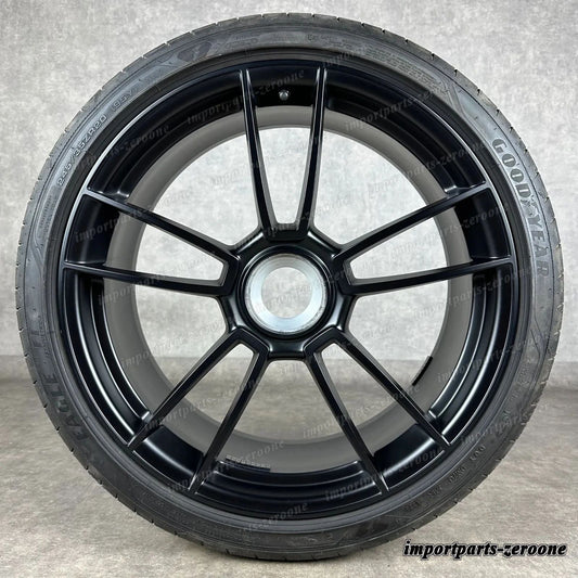 夏用 ポルシェ 992 GTS ホイール 20インチ+21インチ 純正 センターロック ZV ブラック　-1526