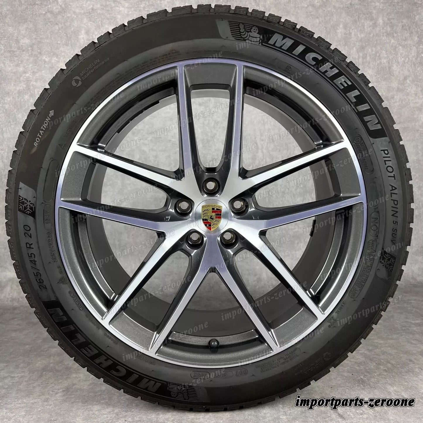 冬用 ポルシェ マカン III 20インチ 純正 S Rad ホイール ターボ GTS S T 95B044650D　-1537