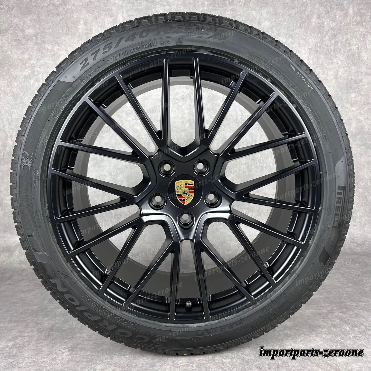 冬用 ポルシェ カイエン E3 21インチ 純正 RS Spyder ホイール GTS 9Y0044610S TOP　-1544