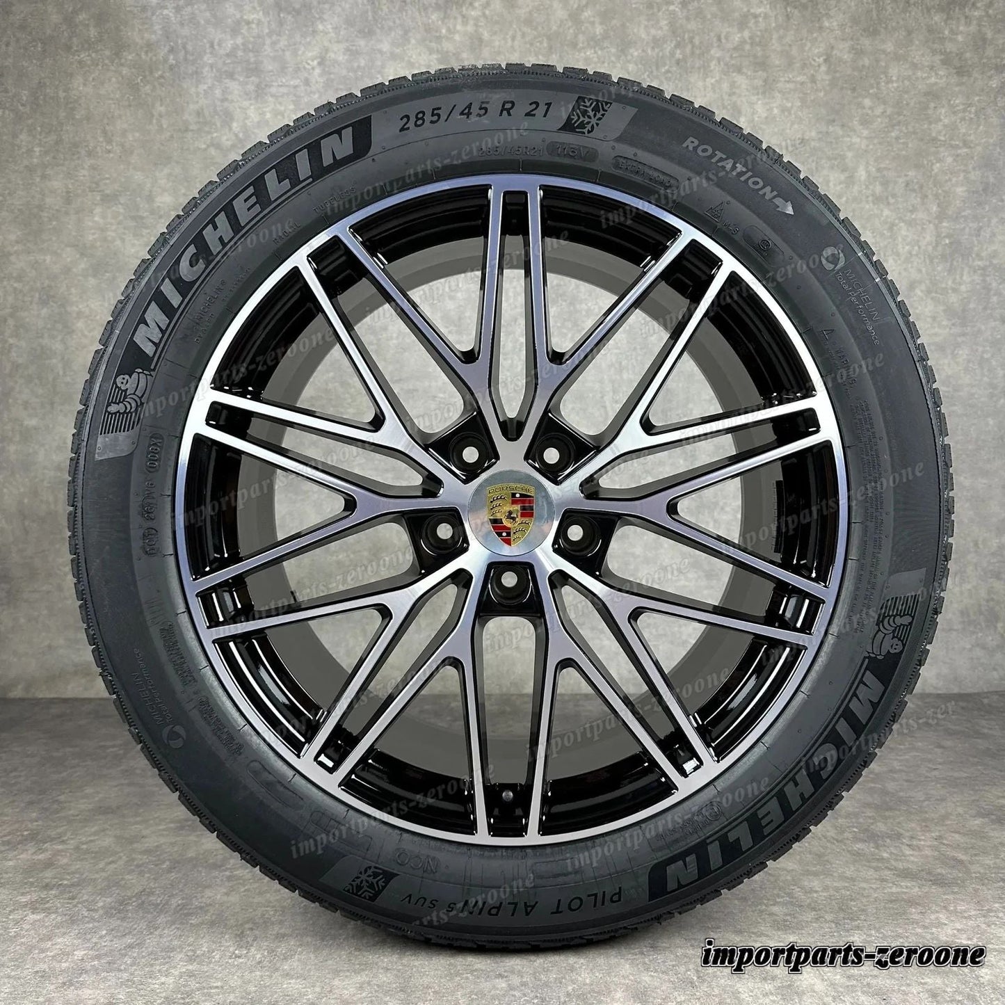 冬用 ポルシェ カイエン E3-II 21インチ 純正 RS Spyder ホイール 9Y0044603C ターボ　-1548