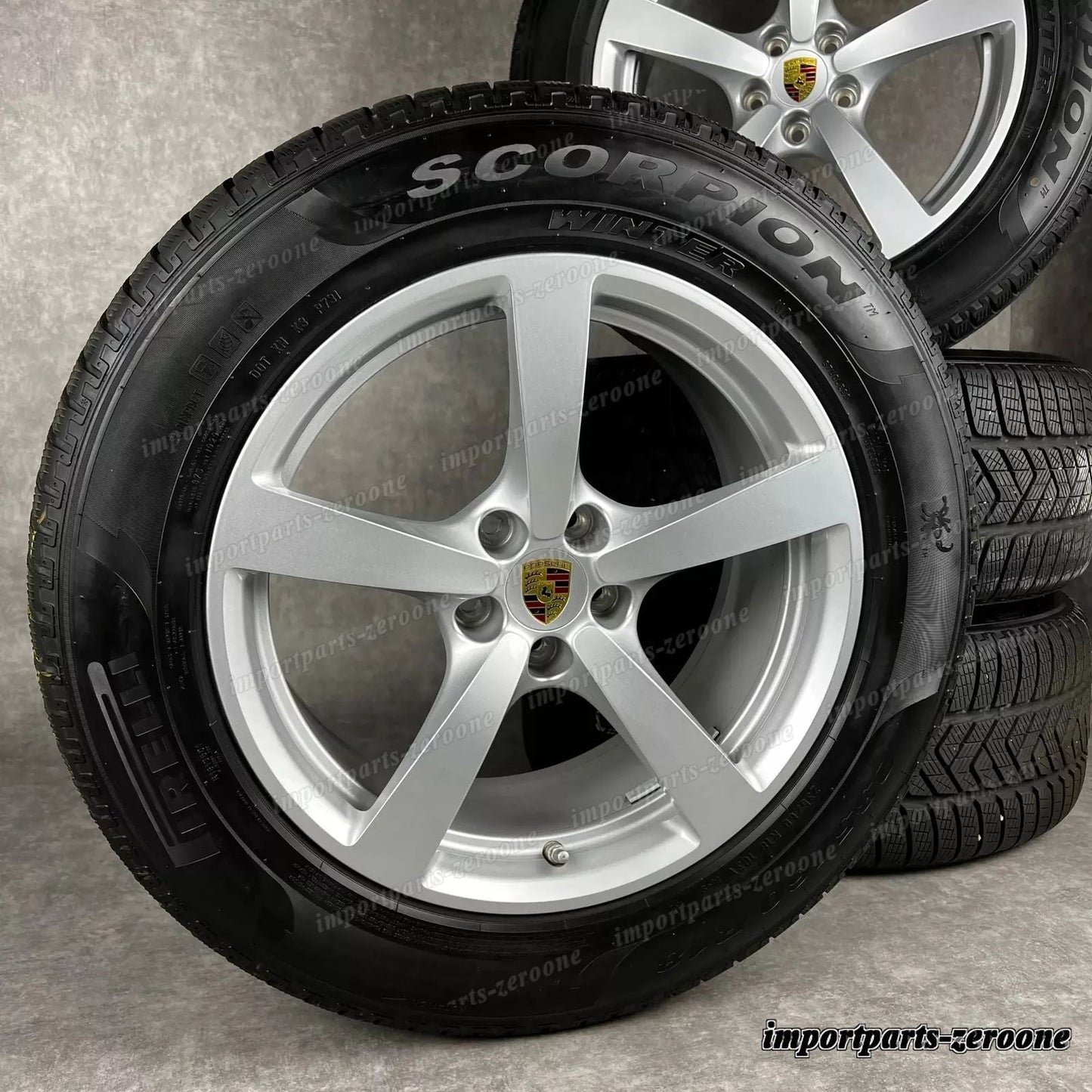 純正e ポルシェ マカン II 18 インチ Cerchioni Ruote Invernali Top 2.0 S di Diesel　-1566