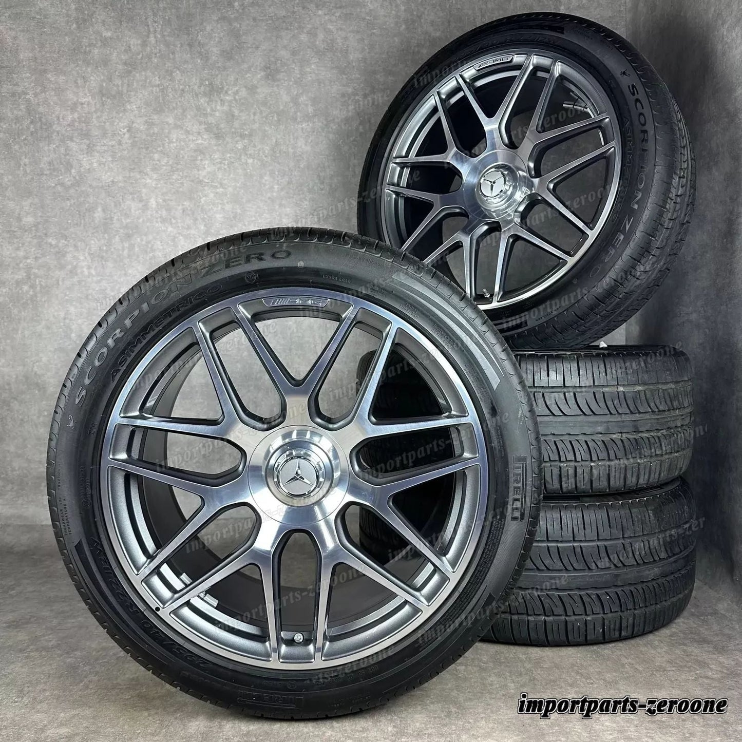 純正e メルセデスベンツ AMG 10Jx22 インチ ET36 G63 Cerchioni A4634012000 G G500 Nuovo W463　-1572