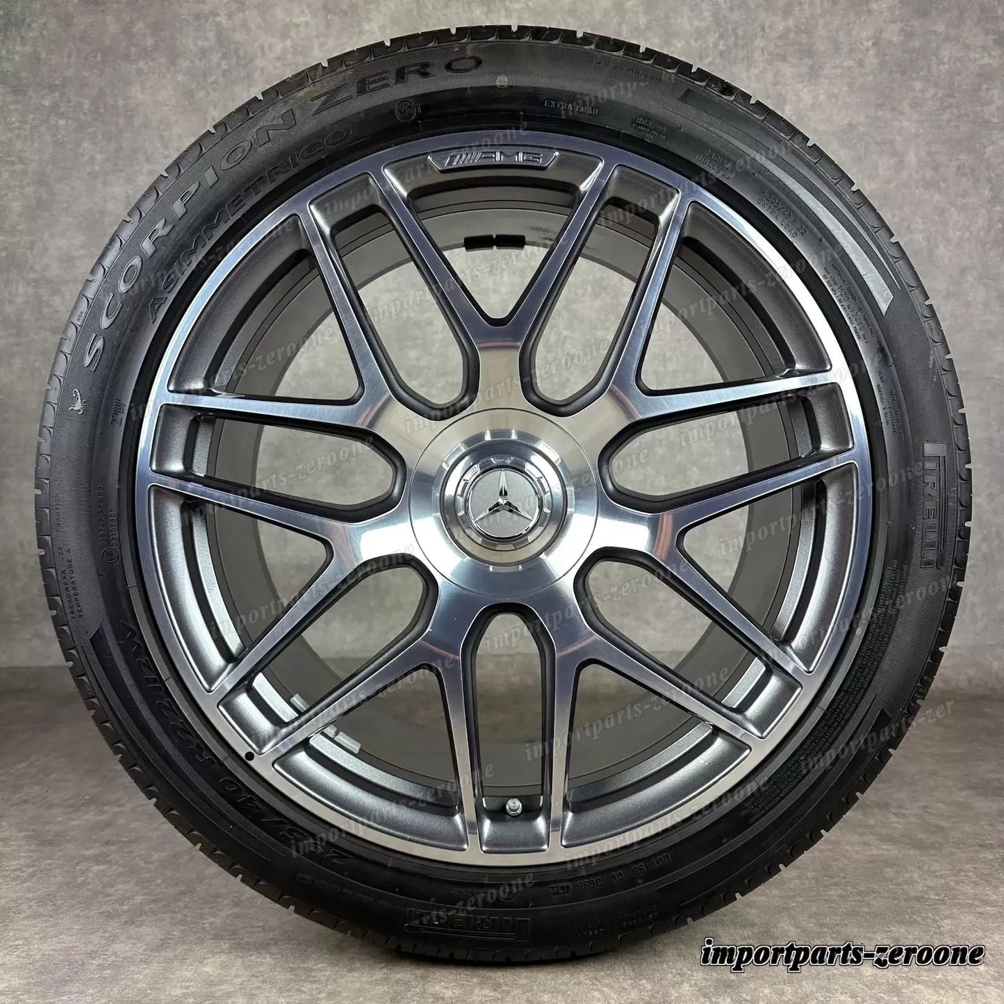 純正e メルセデスベンツ AMG 10Jx22 インチ ET36 G63 Cerchioni A4634012000 G G500 Nuovo W463　-1572
