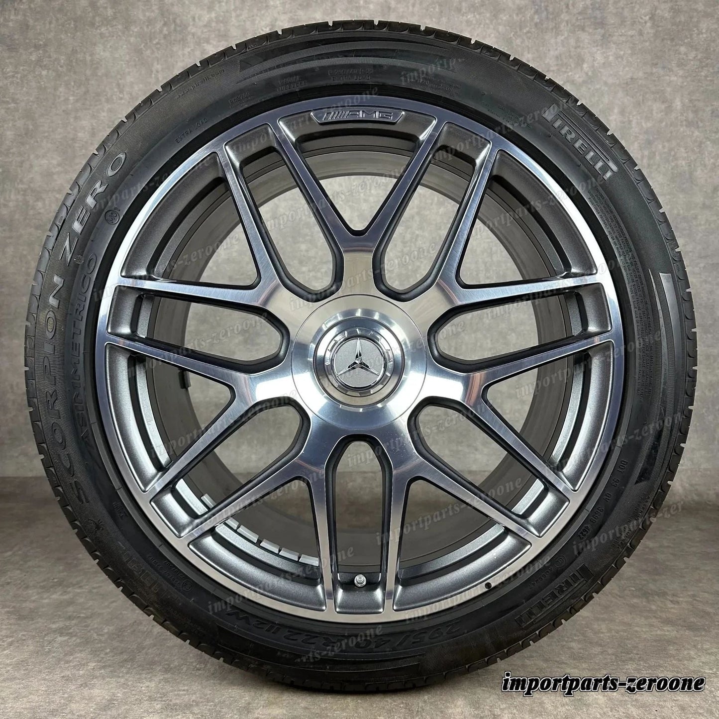 純正e メルセデスベンツ AMG 10Jx22 インチ ET36 G63 Cerchioni A4634012000 G G500 Nuovo W463　-1572