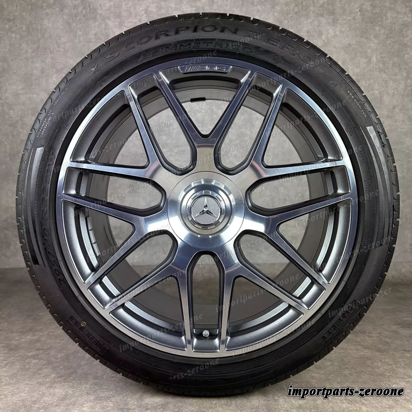 純正e メルセデスベンツ AMG 10Jx22 インチ ET36 G63 Cerchioni A4634012000 G G500 Nuovo W463　-1572