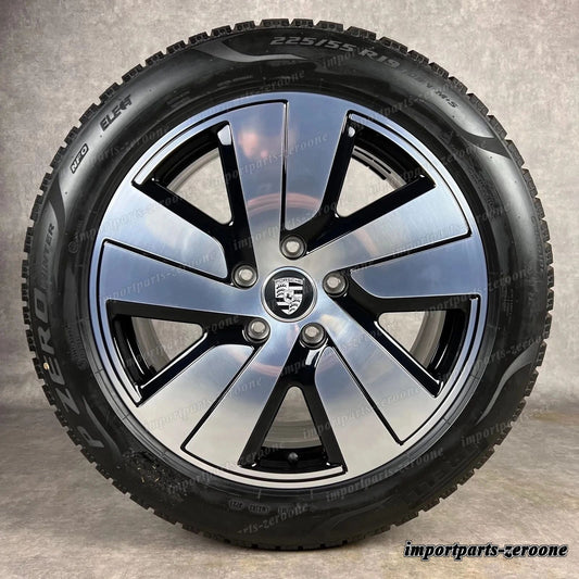冬用 ポルシェ タイカン 19インチ 純正 S AERO ホイール DOT24 9J1073600B J1　-1607
