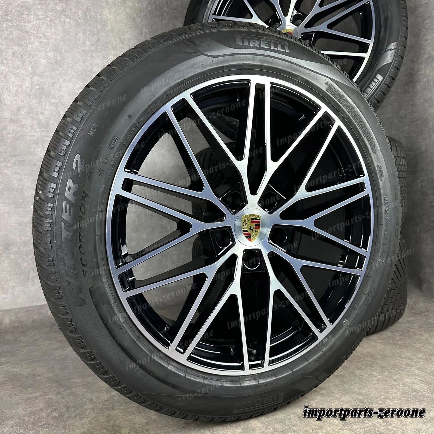 Ruote Invernali ポルシェ カイエン Coup E3-II 21 インチ 純正e Rs Spyder Cerchioni　-1610