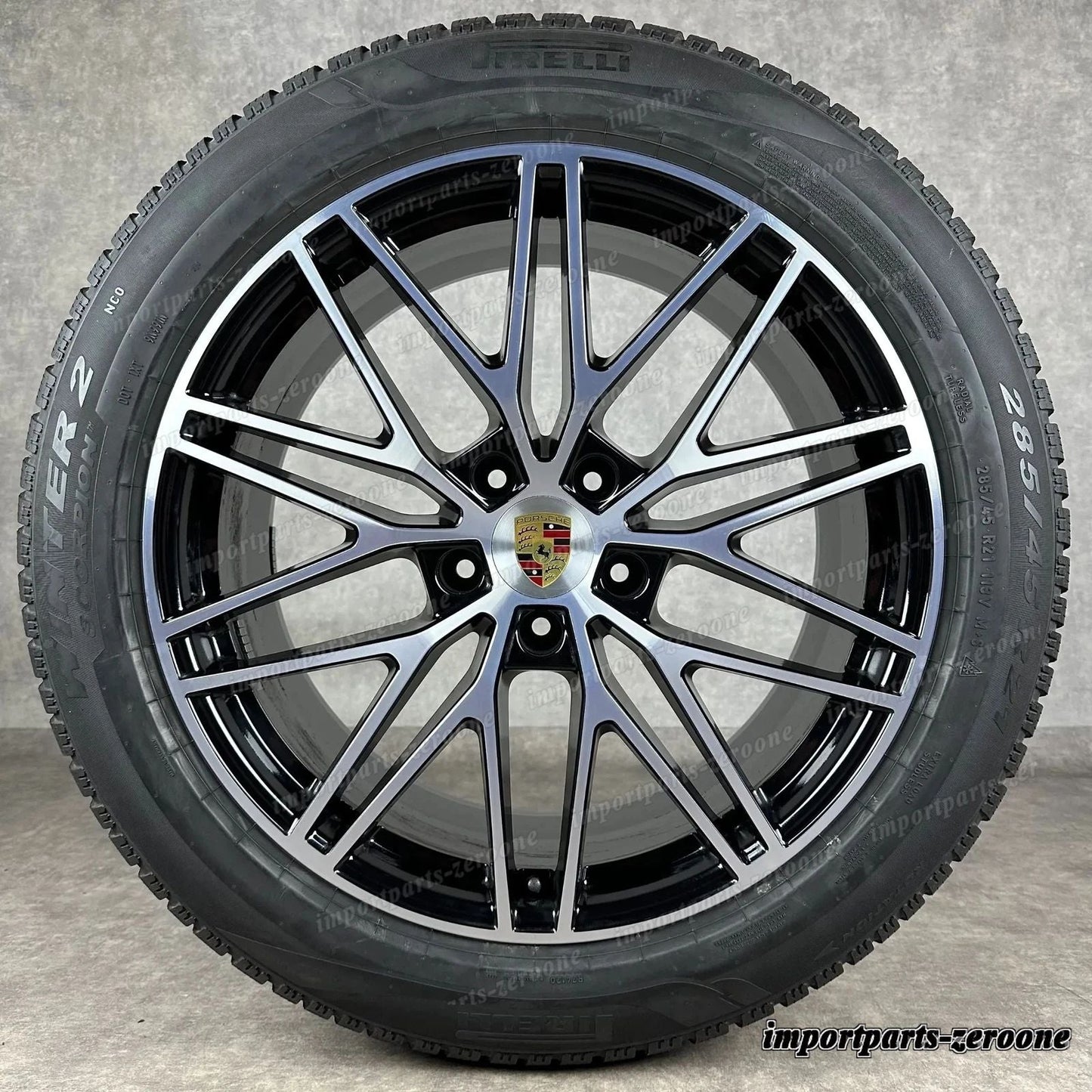 Ruote Invernali ポルシェ カイエン Coup E3-II 21 インチ 純正e Rs Spyder Cerchioni　-1610