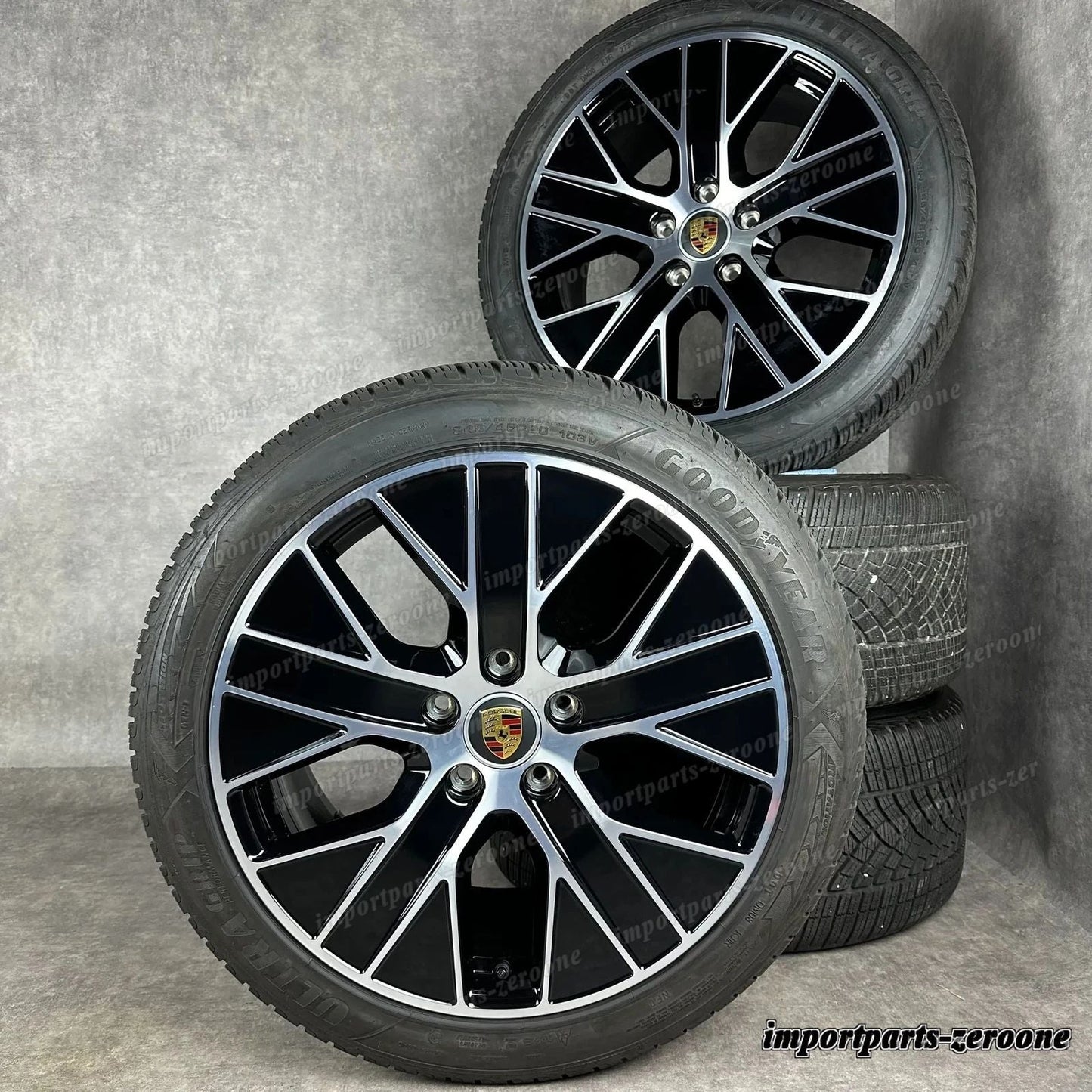 Ruote Invernali ポルシェ タイカン J1-2 20 インチ 4S 純正e ターボ Aero Design Top GTS　-1630