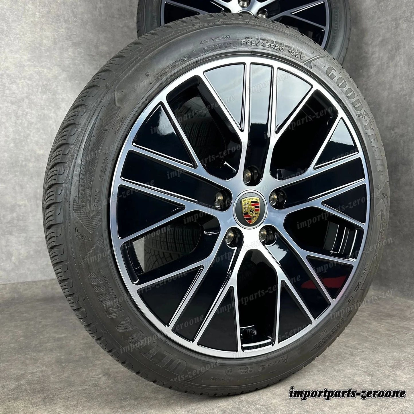 Ruote Invernali ポルシェ タイカン J1-2 20 インチ 4S 純正e ターボ Aero Design Top GTS　-1630