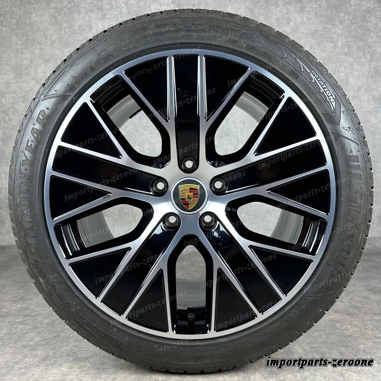 Ruote Invernali ポルシェ タイカン J1-2 20 インチ 4S 純正e ターボ Aero Design Top GTS　-1630