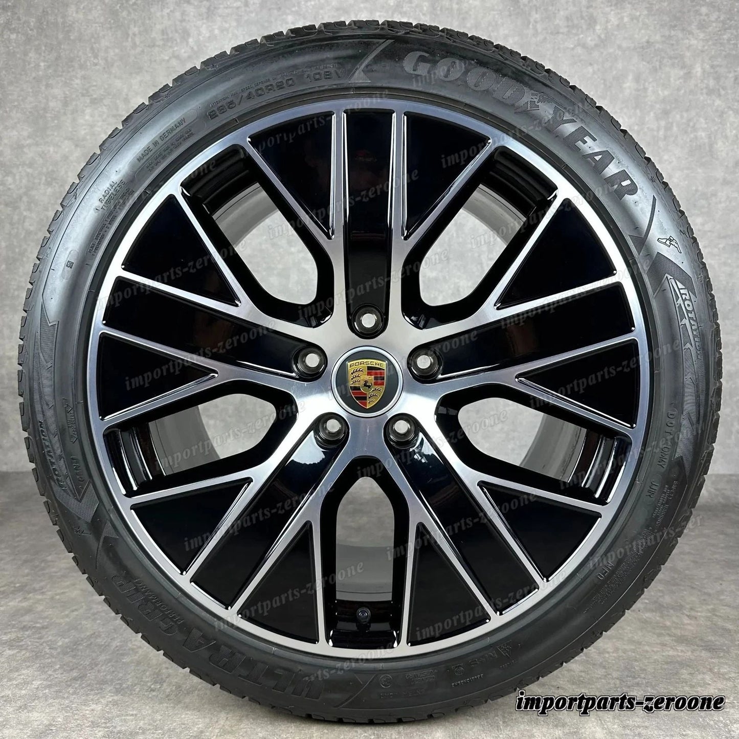 Ruote Invernali ポルシェ タイカン J1-2 20 インチ 4S 純正e ターボ Aero Design Top GTS　-1630