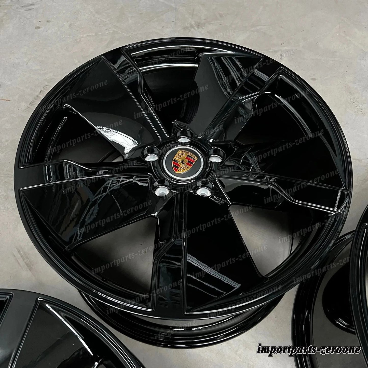 純正 ポルシェ タイカン 21インチ 4S ターボ S Exclusive ホイール　-1656