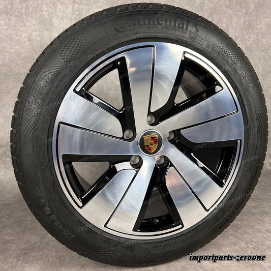 冬用 ポルシェ タイカン J1-2 19インチ 純正 S AERO ホイール 新品 9J1073603BB　-1664