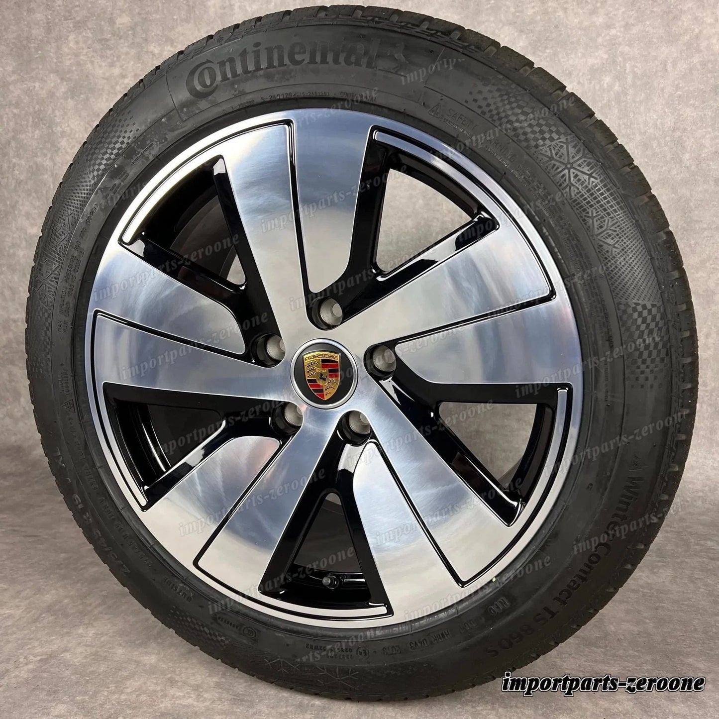 冬用 ポルシェ タイカン J1-2 19インチ 純正 S AERO ホイール 新品 9J1073603BB　-1664