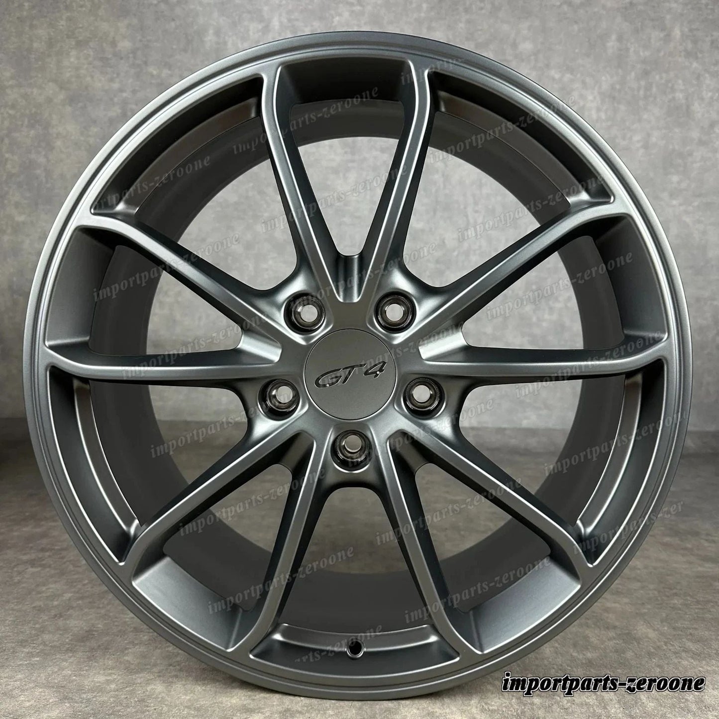 ポルシェ ケイマン 981 20 インチ 純正 GT4 ホイール 98136216280 98136216681 新品f Platine　-1667