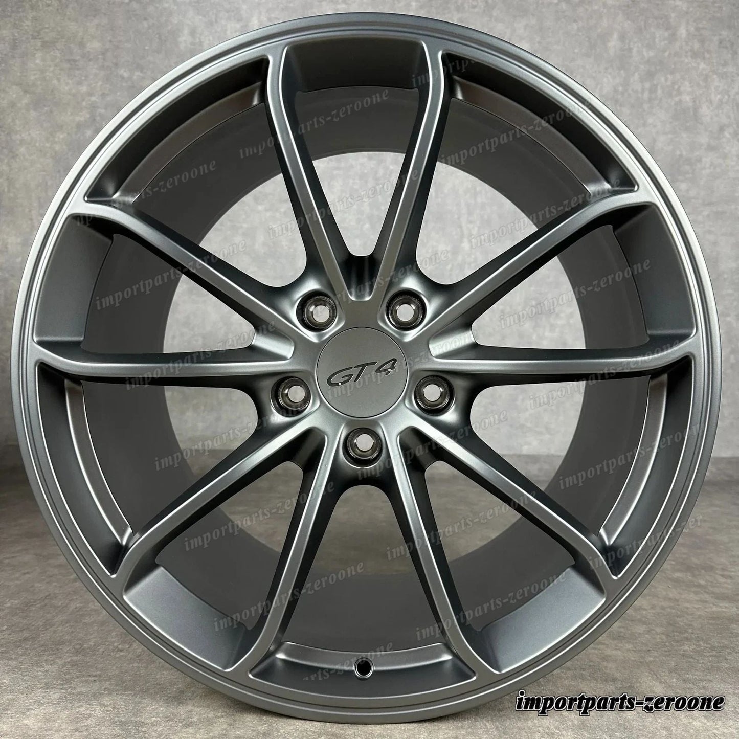 ポルシェ ケイマン 981 20 インチ 純正 GT4 ホイール 98136216280 98136216681 新品f Platine　-1667