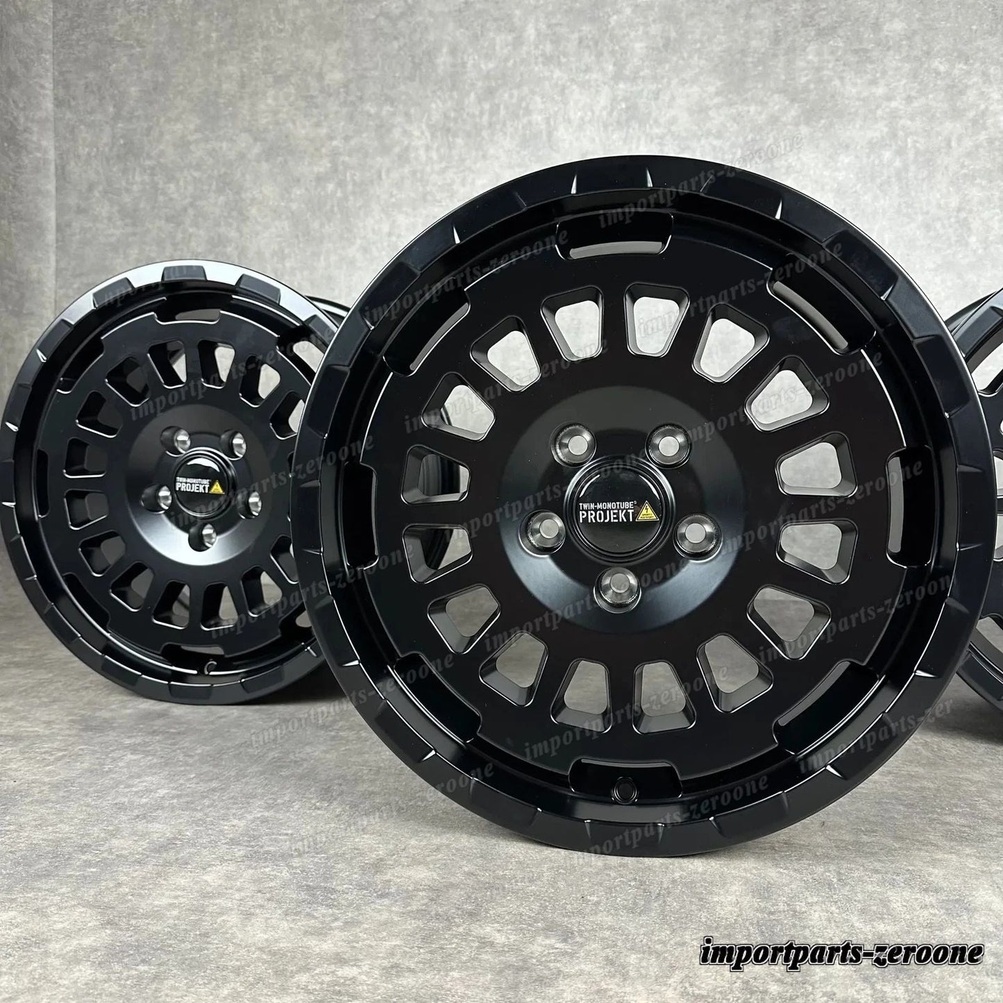 Twin Monotube AT MONOBLOC ZERO Offroad ホイール VW Crafter 8,5x18 5x120 ET57　-1712