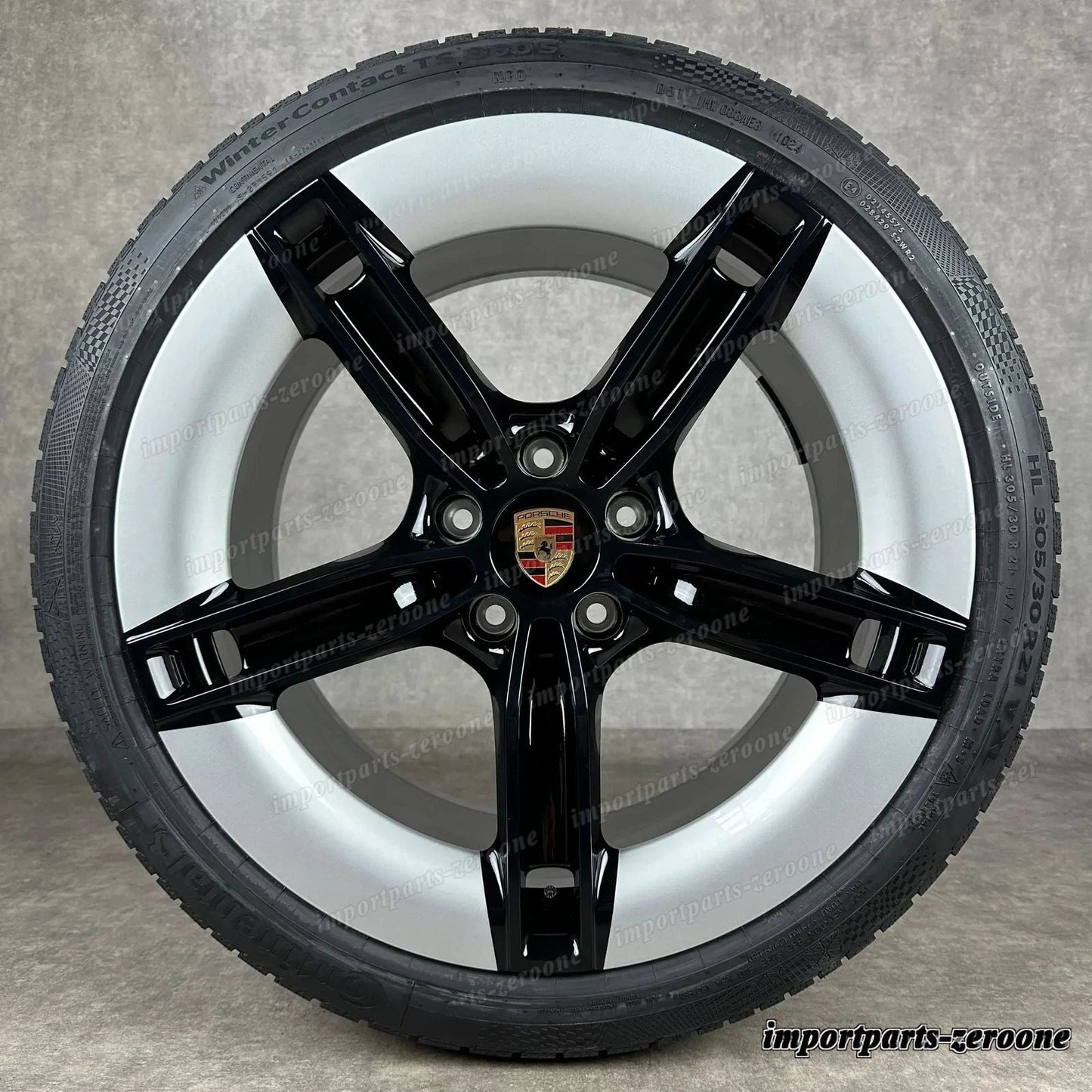 冬用 ポルシェ タイカン J1-2 21インチ 純正 Mission e ホイール 9J1073603KA 新品　-1721