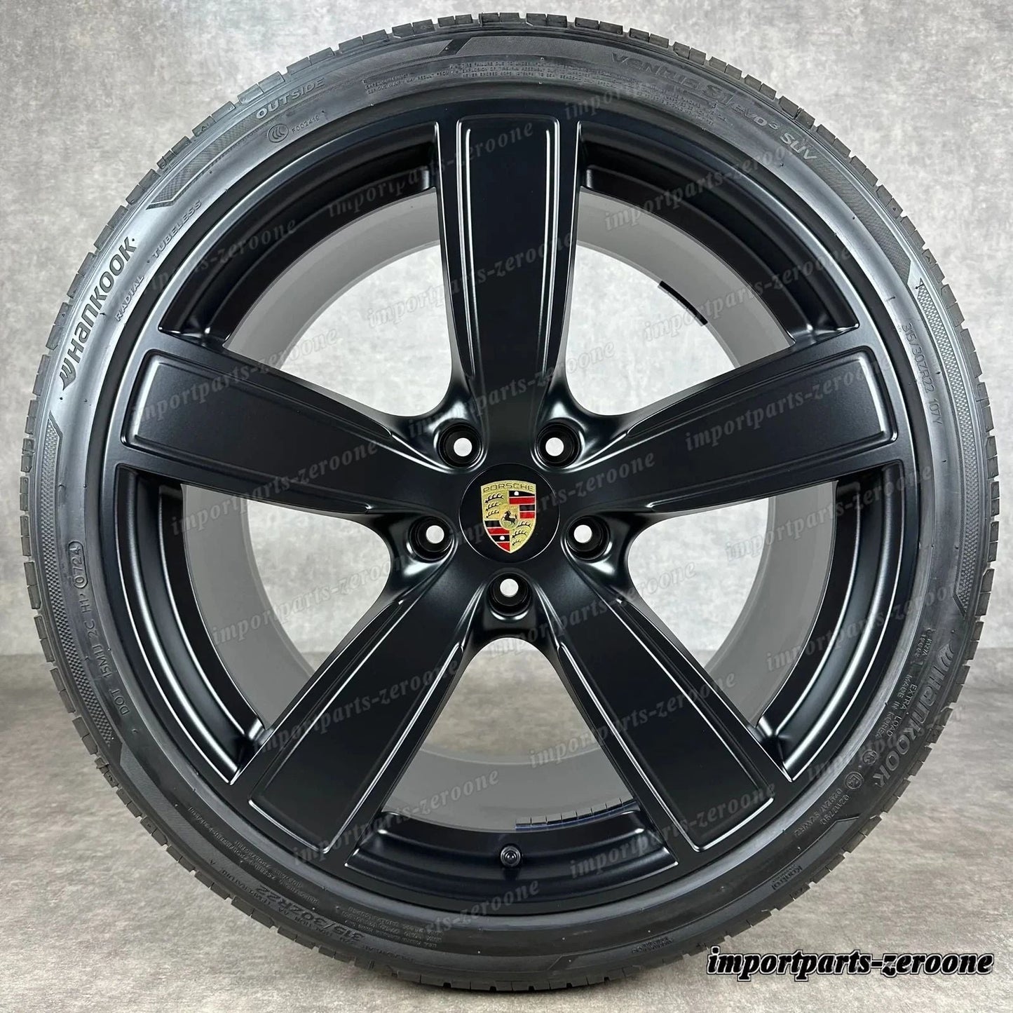 Ruote ポルシェ カイエン E3 22 インチ 純正e Sport Classic Cerchioni ターボ 9Y0 9YA　-1749