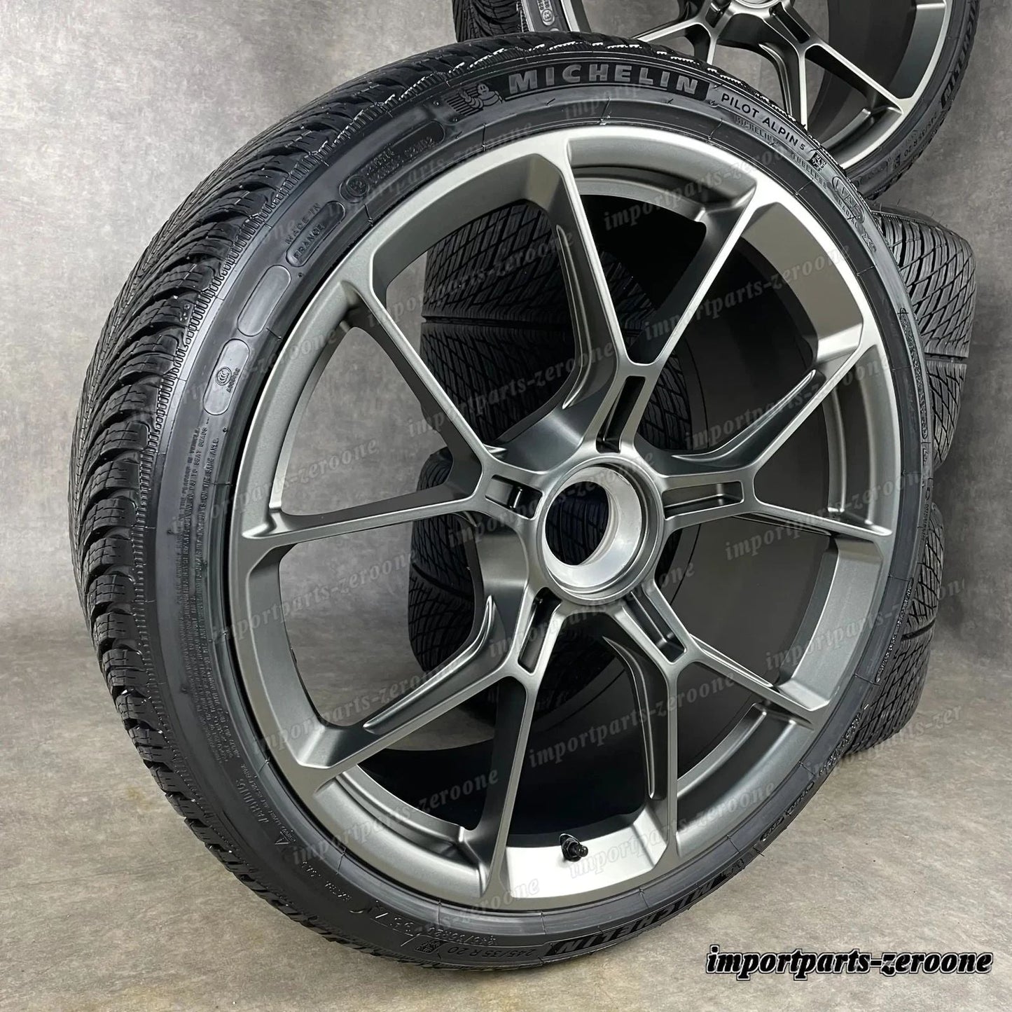 ウィンターセット ポルシェ 992 GT3 Touring 20インチ + 21インチ 純正 ホイール　-1774