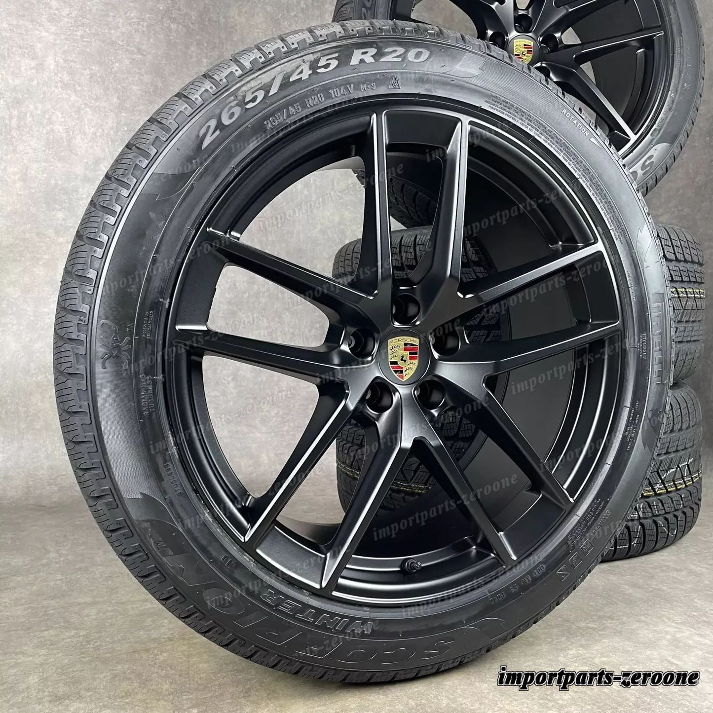 冬用 ポルシェ マカン III 20インチ S Rad ホイール 純正 ターボ GTS S T 95B044650E　-1791