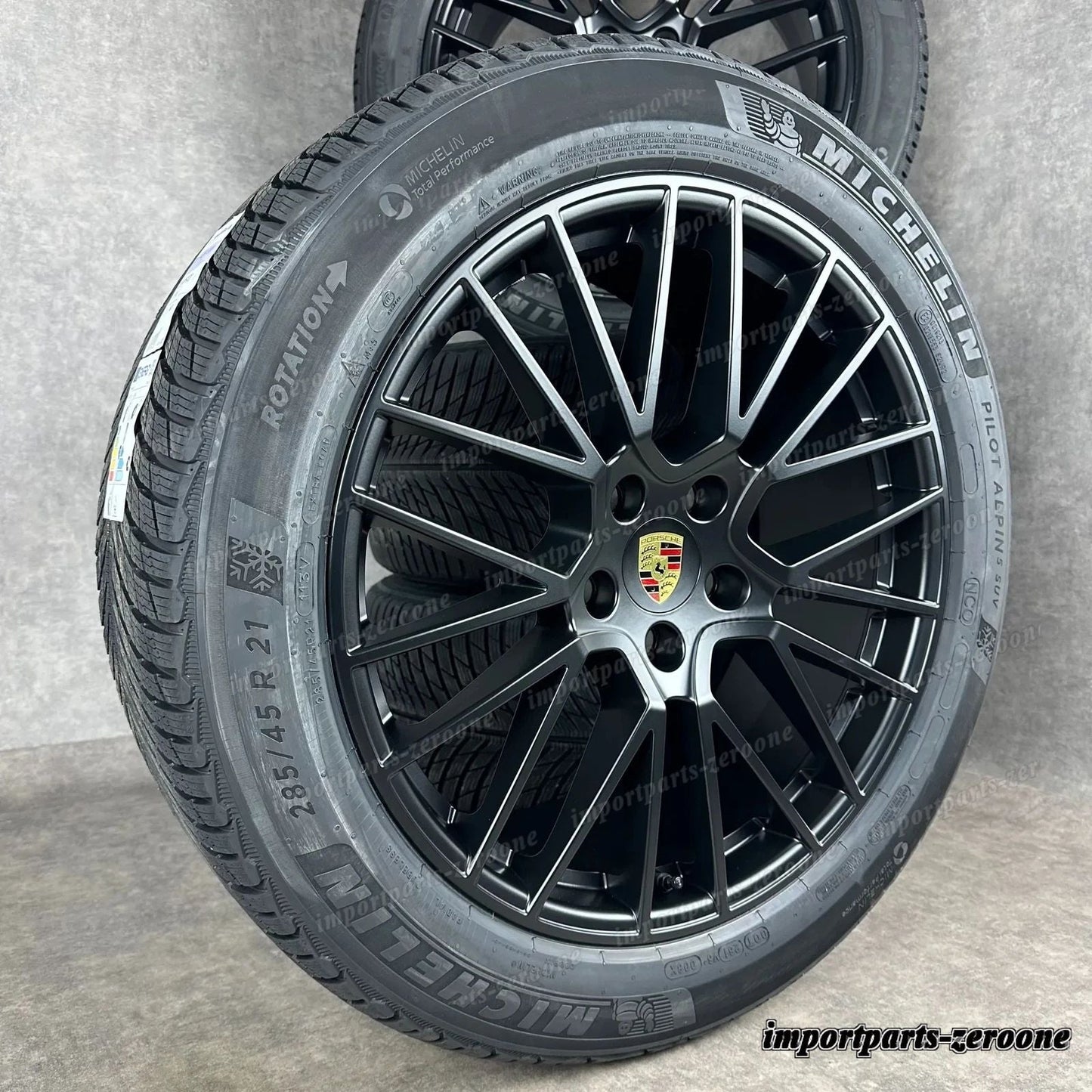 冬用 ポルシェ カイエン E3-II 21インチ 純正 RS Spyder ホイール S E-Hybrid ターボ　-1802